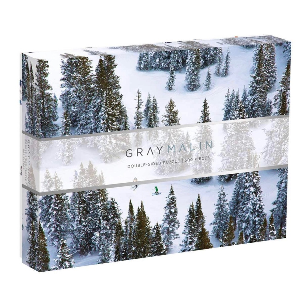 Gray Malin-The Snow Two Sided Puzzle-New!